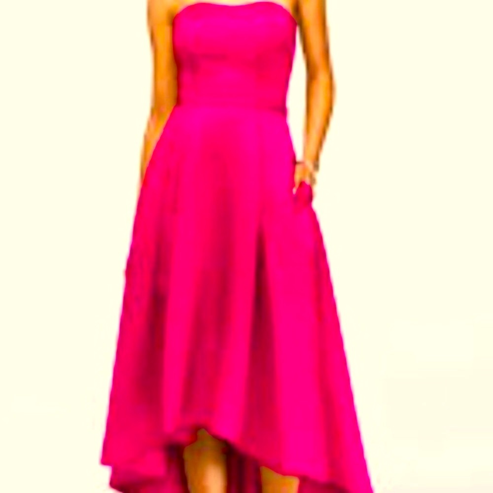 David’s Bridal Strapless High-Low Bridesmaid